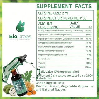 BioDrops™ | The 6-in-1 Vitality Elixir (Soursop + Sea Moss)