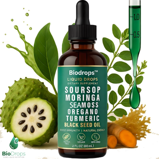 BioDrops™ | The 6-in-1 Vitality Elixir (Soursop + Sea Moss)
