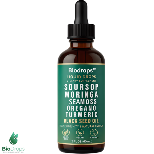 BioDrops™ | The 6-in-1 Vitality Elixir (Soursop + Sea Moss)